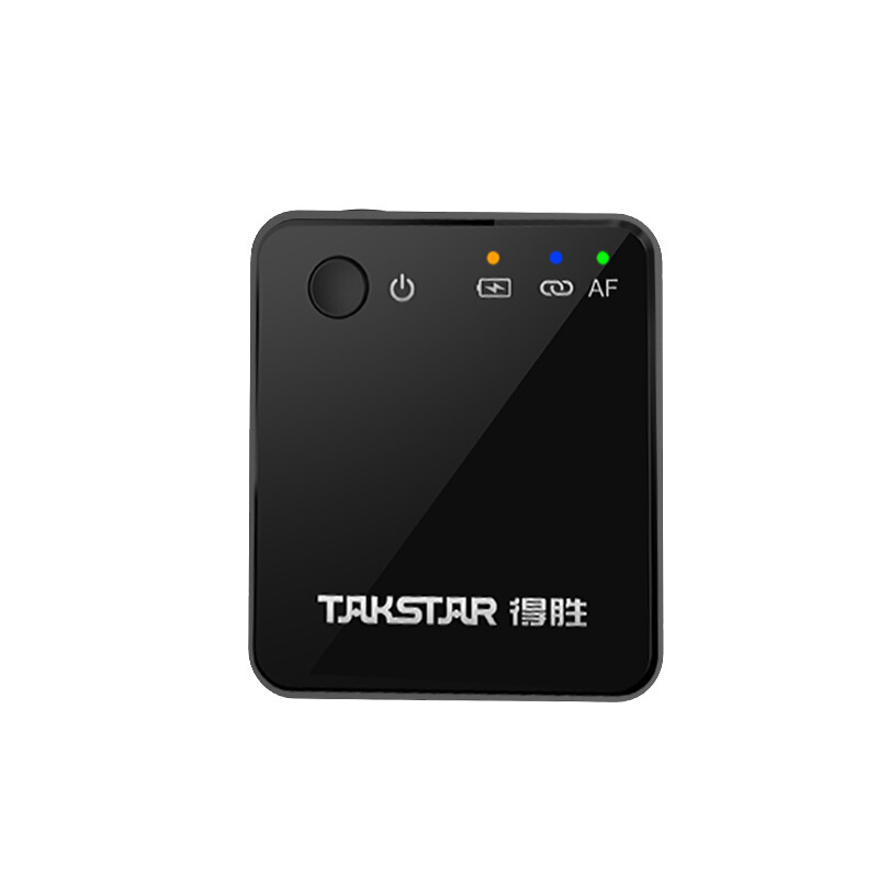 得胜 TAKSTAR V1 无线领夹麦克风 一拖一 手机直播降噪收音 黑色 计价单位:个