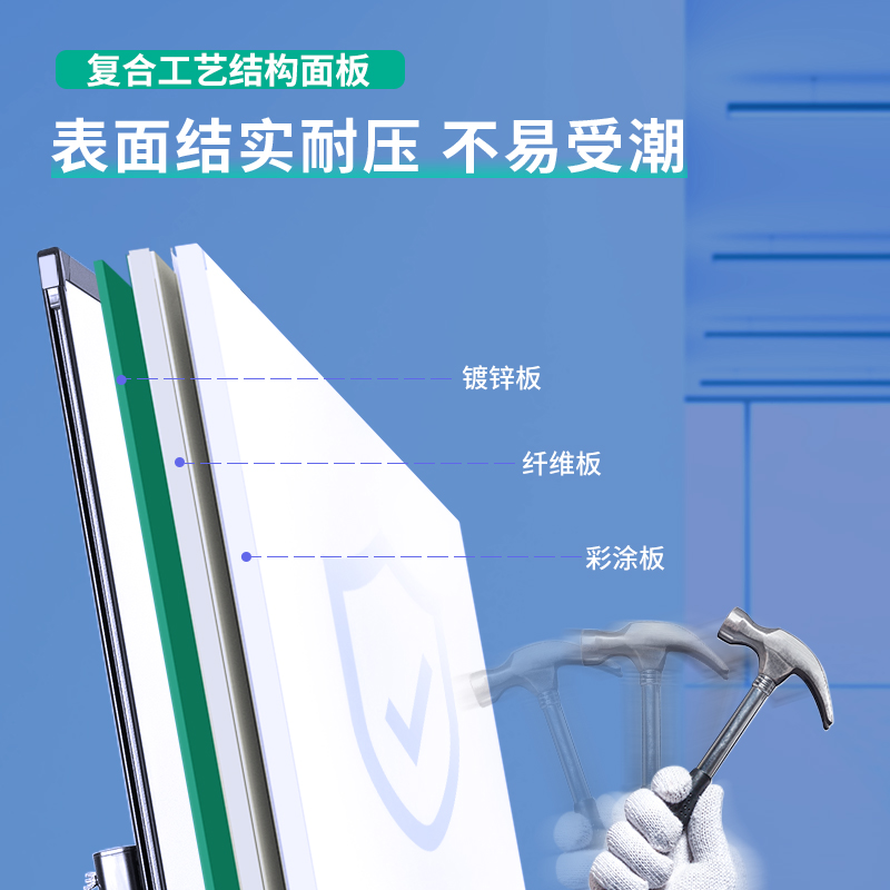 得力 deli 7846 白板 1500*900mm 支架式 计价单位:块