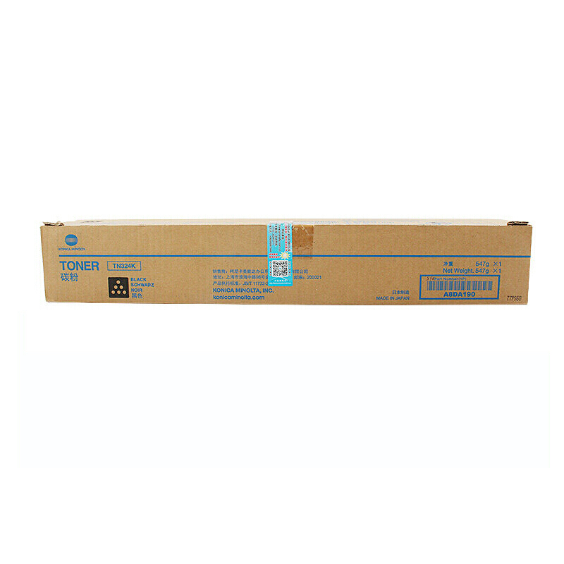 柯尼卡美能达 KONICA MINOLTA TN324K 墨粉 黑色 适用C308 C368 计价单位: 支