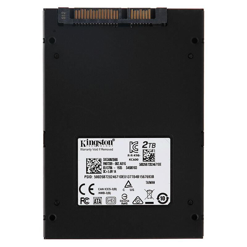 金士顿 KINGSTON  SKC600/2048G SSD固态硬盘 2TB SATA3  计价单位: 块