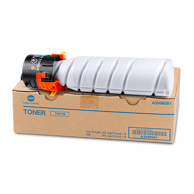 柯尼卡美能达 KONICA MINOLTA TN119 复合机碳粉 适用于195 235 215 7719 7723 计价单位: 支