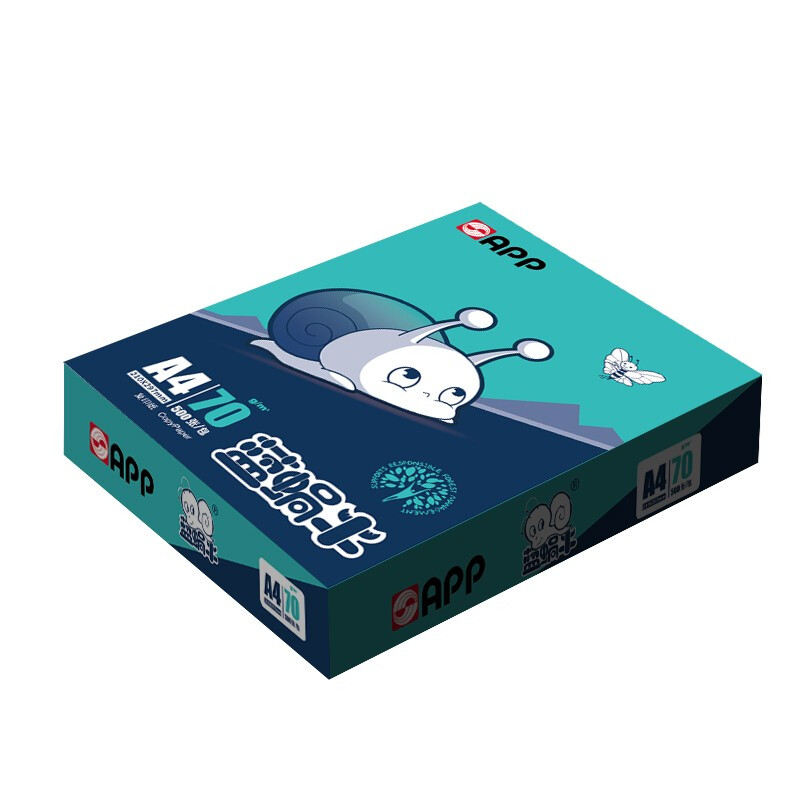 蓝蜗牛  A4 70g 复印纸 500张/包 5包/箱    10箱/组 计价单位:组