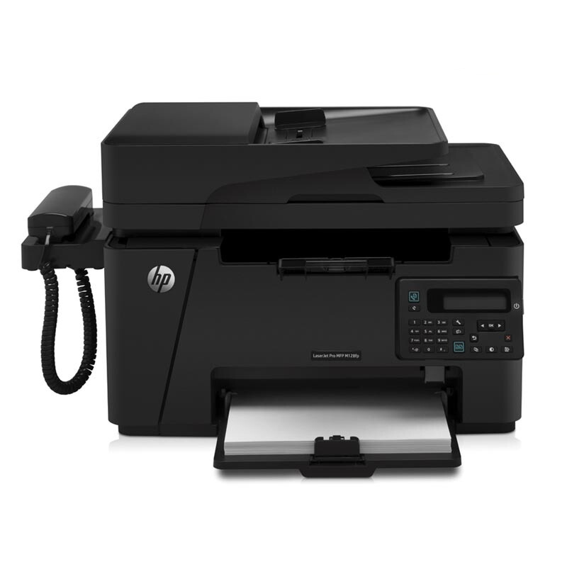 惠普 HP LaserJet Pro MFP M128fp 黑白激光一体机 A4幅面 黑色 计价单位: 台