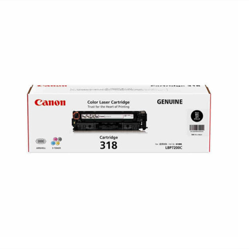 佳能 CANON CRG318 BK 原装硒鼓黑色 适用于LBP7660cdn 计价单位: 支