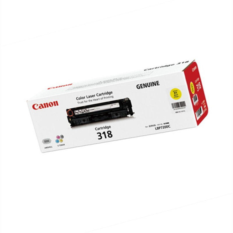 佳能 CANON CRG318 Y 原装硒鼓黄色 适用于LBP7660cdn 计价单位: 支