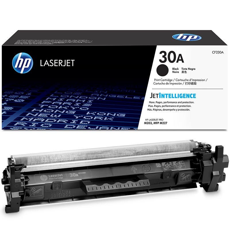 惠普(HP) CF230A 粉仓 黑色 适用于M203dn M203dw M227fdw 计价单位:个