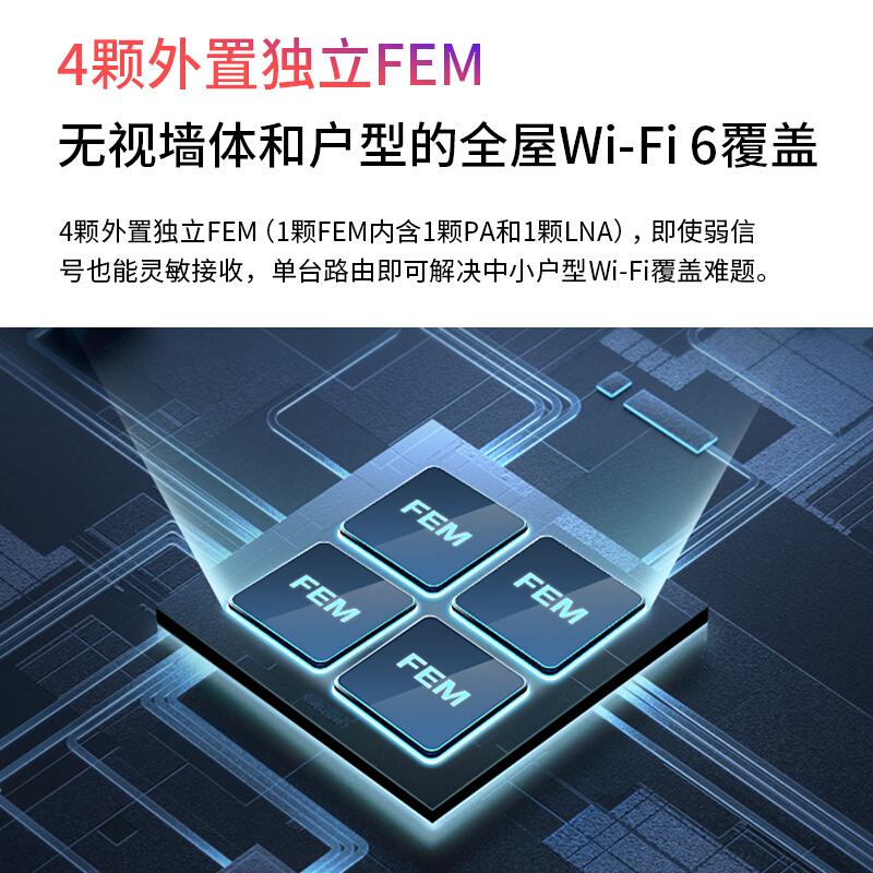 普联 TP-LINK AX3000 6千兆无线路由器  Mesh 3000M无线速率 支持双宽带接入 计价单位: 个
