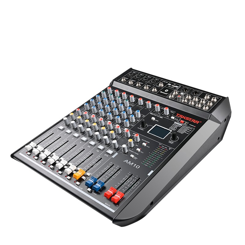 得胜 TAKSTAR AM10 十路调音台 带蓝牙/USB/效果器 黑色 计价单位: 台