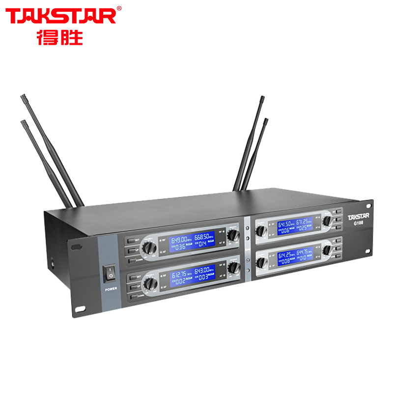 得胜 TAKSTAR G108  无线一拖八会议麦克风系统主机 视频会议无线话筒主机 计价单位:台