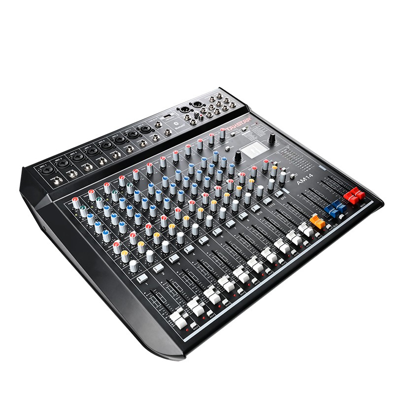 得胜 TAKSTAR AM14 十四路调音台 立体声带蓝牙USB效果器 黑色 计价单位:台