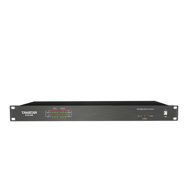 得胜 TAKSTAR EKX-808 数字矩阵处理器 8进8出 计价单位: 台 得胜 TAKSTAR EKX-808 数字矩阵处理器 8进8出 计价单位: 台