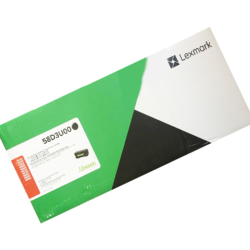 利盟 LEXMARK 58D3U00 墨粉 黑色 适用MX722adhe 822ade MS823dn 725dvn 计价单位: 支