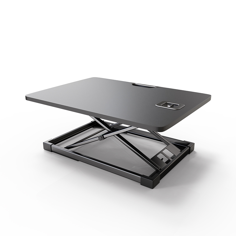 得力 deli 33406 站立办公升降台 黑色 计价单位: 个