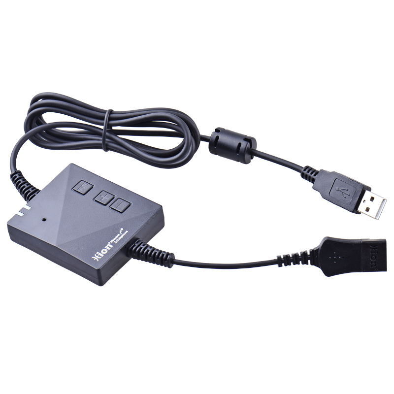 北恩 HION QD-B9 耳麦转接线 USB插头+主动降噪+音量调节+麦克风闭音 计价单位: 根