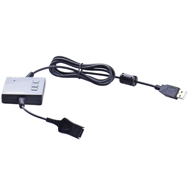 北恩 HION QD-B9 耳麦转接线 USB插头+主动降噪+音量调节+麦克风闭音 计价单位: 根