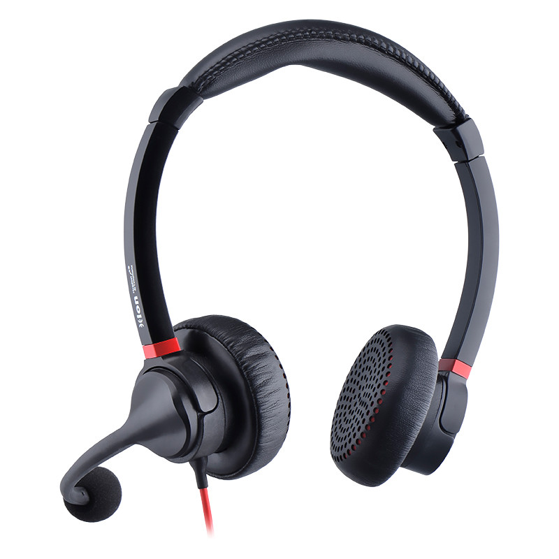 北恩 HION H730D 头戴式双耳话务耳机 USB+调音量+闭音 计价单位: 副