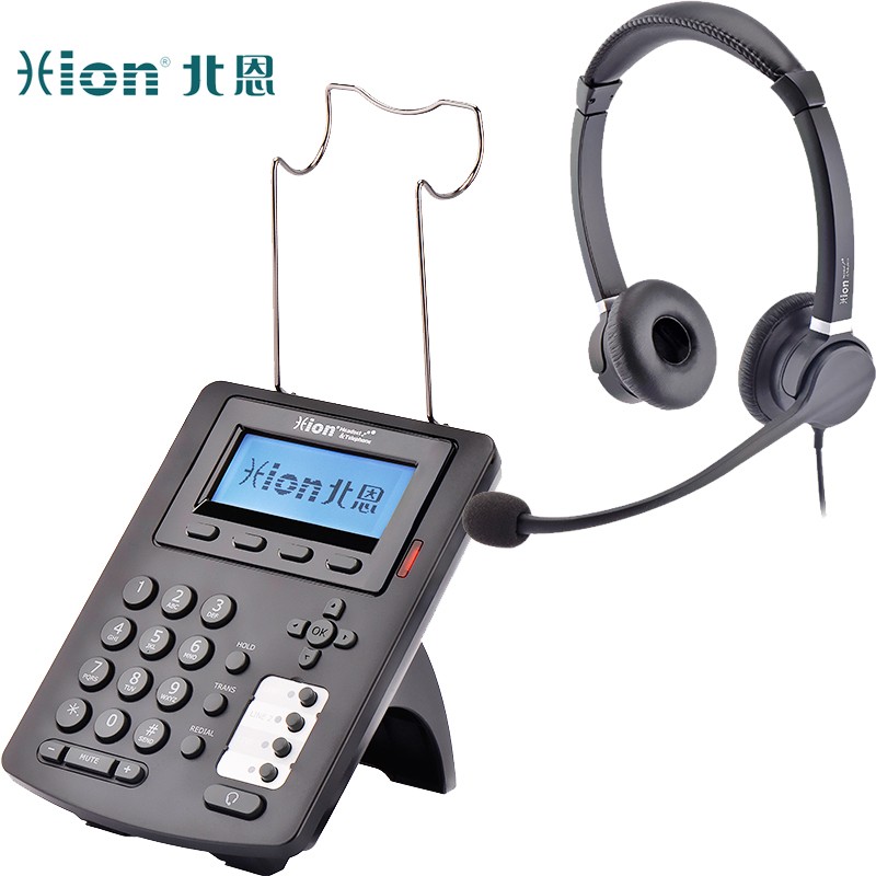 北恩 HION S320P IP网络电话机耳机套装 选配FOR900D降噪双耳 计价单位: 套