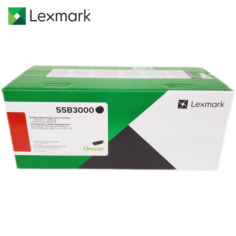 利盟 LEXMARK 55B3000 墨粉盒 适用于MS331/MS431/MX331/MX431  计价单位: 个
