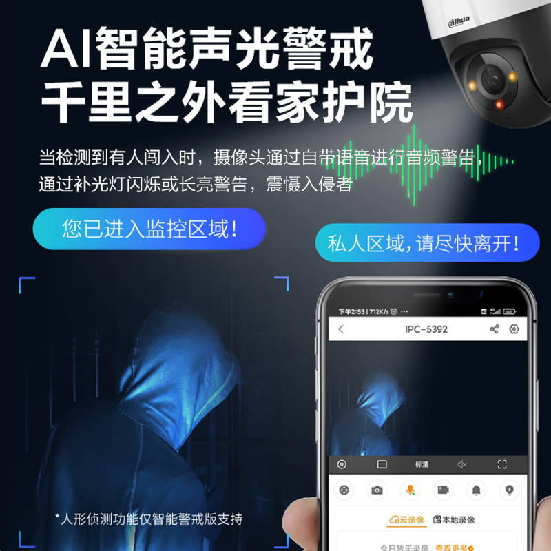 大华  DH-SD2400-ADG-PV-ES 2寸400万定焦双光4G网络球机 计价单位:台