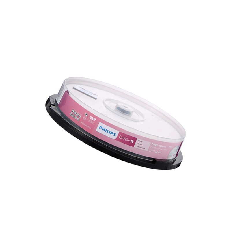 飞利浦 PHILIPS DVD-R 空白刻录光盘  4.7G 120min 1-16速  10片/桶 计价单位:桶