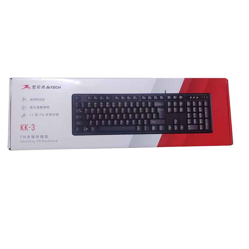 双飞燕  KK-3 USB有线键盘 黑色 计价单位:个