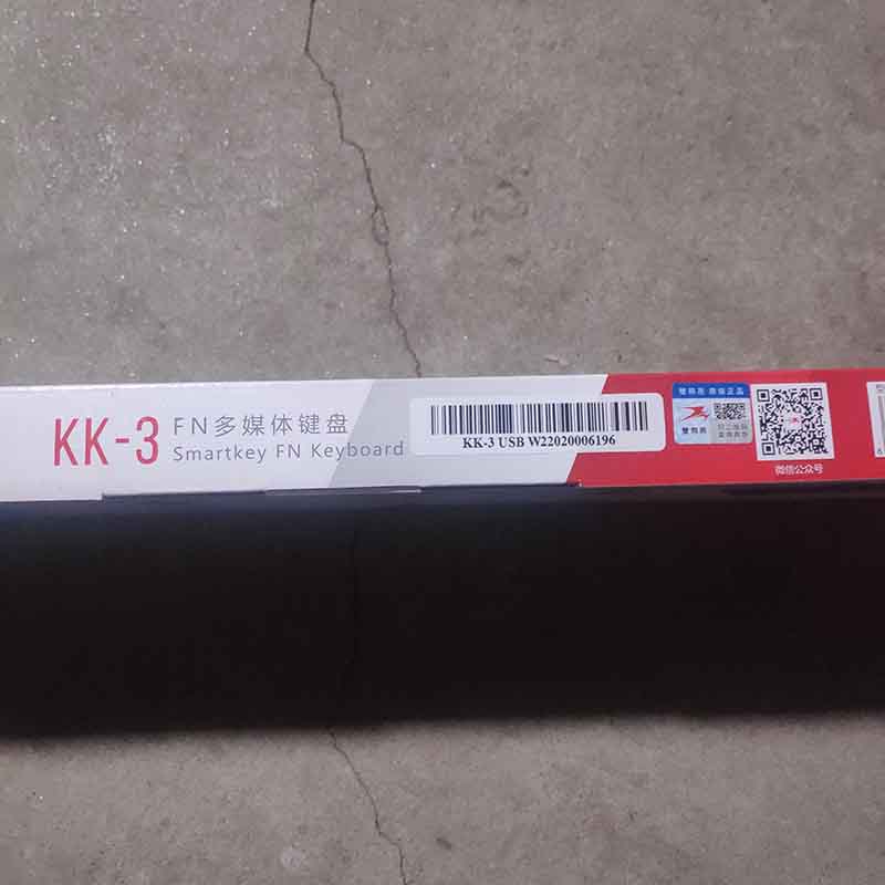 双飞燕  KK-3 USB有线键盘 黑色 计价单位:个