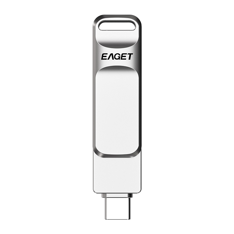 忆捷 EAGET CF20 U盘128GB Type-C USB3.0 旋转金属 计价单位:个