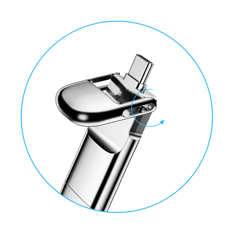 忆捷 EAGET HS-C02 固态U盘128G Type-C双接口高速 计价单位:个