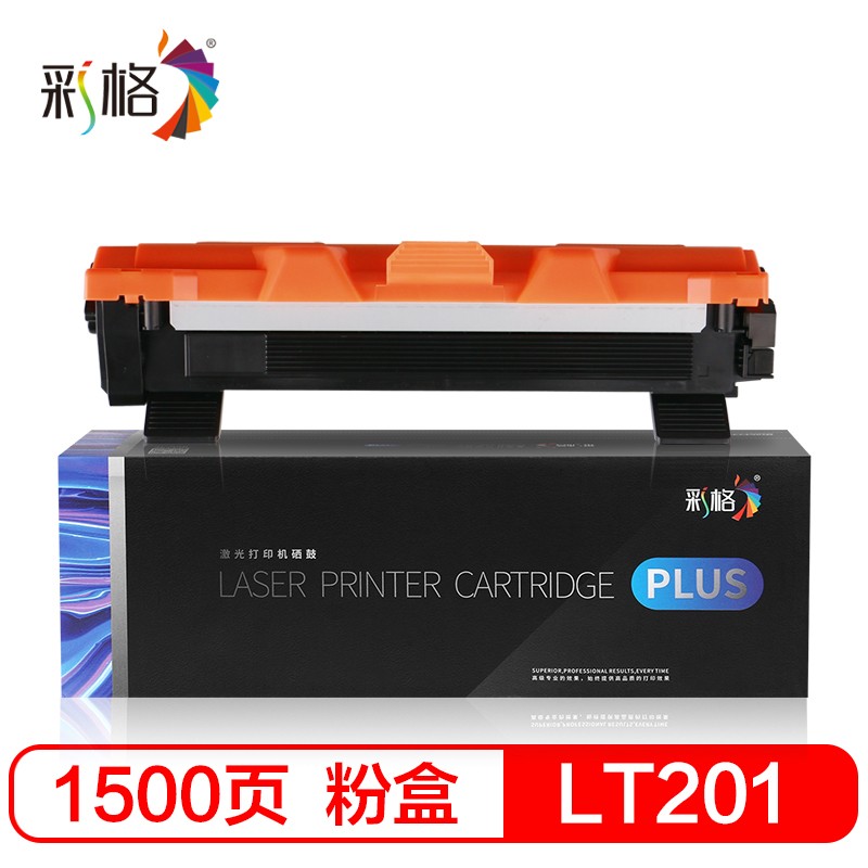 彩格  LT201 粉盒 PLUS版 黑色 打印量1500页 适用联想 S1801 M7206 M7206W LJ2205 2206W M1851 M7255F F2081 M7256WHF 计价单位:支