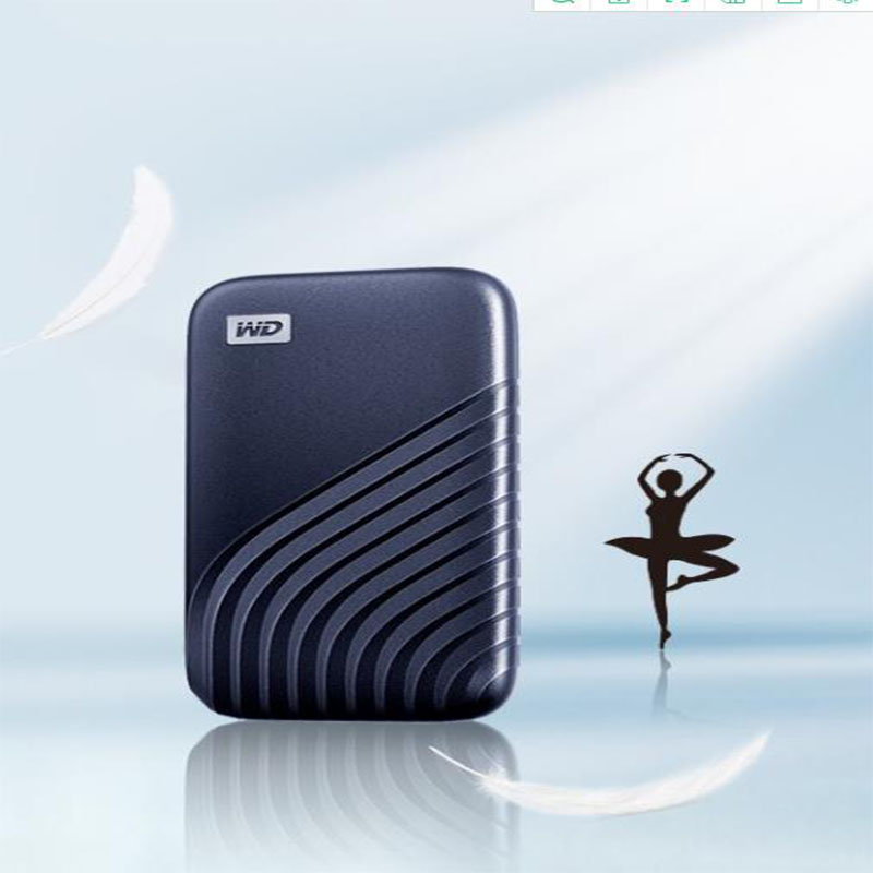 西部数据 WD PSSD-1T 移动固态硬盘 Type-C 随行版 商务蓝 1TB 计价单位:个