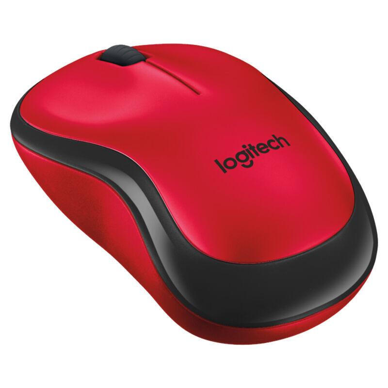 罗技 LOGITECH M220 无线静音鼠标 红黑色 计价单位:个
