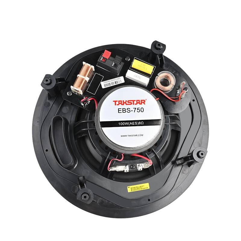 得胜 TAKSTAR EBS-750 定阻吸顶音响 白色 塑料 阻抗8Ω 长度293mm  宽度293mm 高108mm 计价单位:个