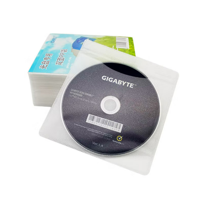 晨好 CH PP763 PP光盘袋双面cd dvd光碟包套刻录盘收纳保护袋子 透明 100张/包 计价单位:包