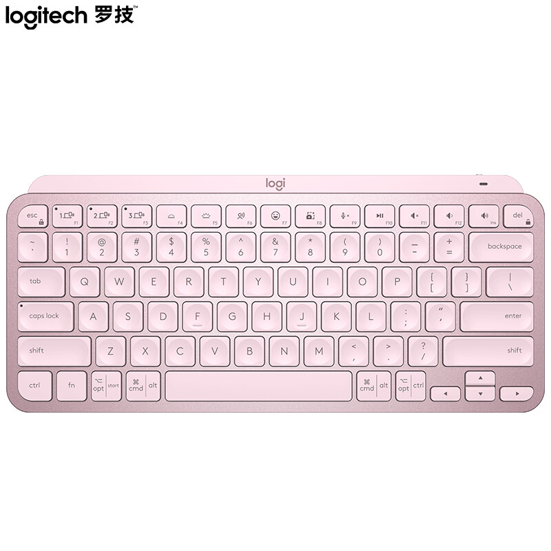 罗技 LOGITECH MX Keys Mini 无线蓝牙键盘 智能背光 玫瑰粉 计价单位:个