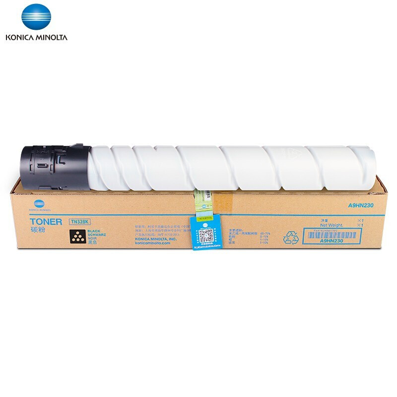 柯尼卡美能达 KONICA MINOLTA TN328K 原装粉盒 黑色 适用于C300i C360i 约28000页 计价单位:套