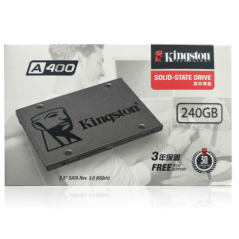 金士顿 KINGSTON 240GB SSD固态硬盘 SATA3.0接口 A400系列 计价单位:块 金士顿 KINGSTON 240GB SSD固态硬盘 SATA3.0接口 A400系列 计价单位:块