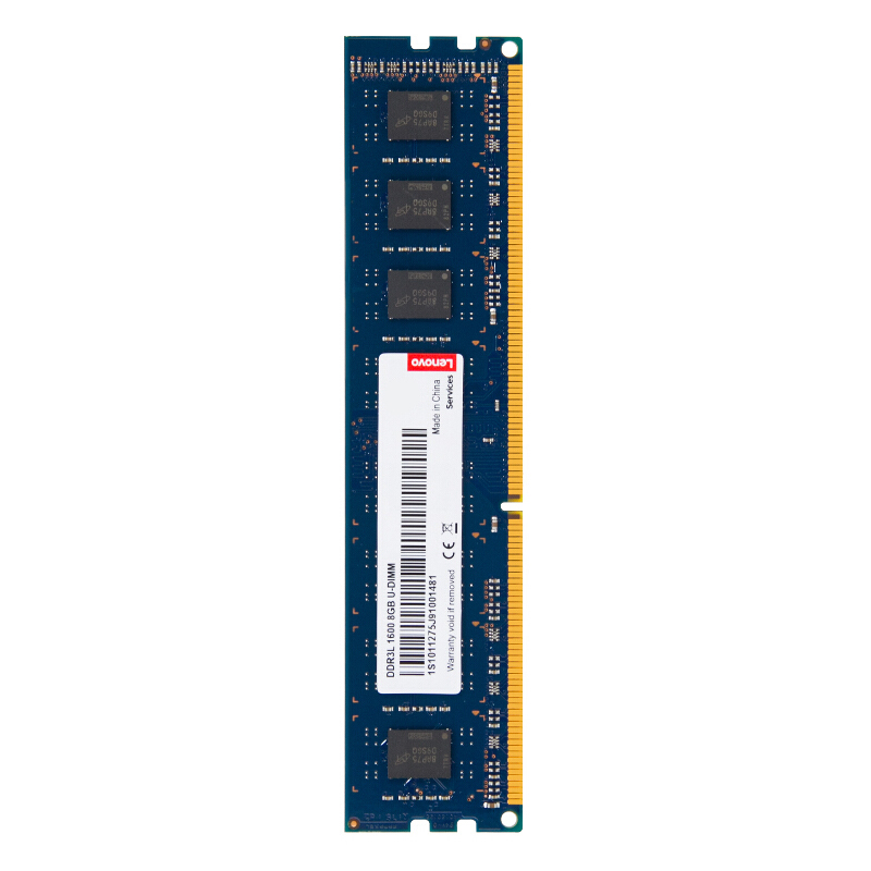 联想 Lenovo DDR3L 1600 8G 台式机内存条 低电压版 兼容标准电压 计价单位:条