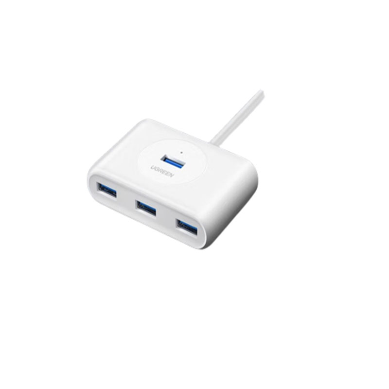 绿联 UGREEN 30217 USB3.0分线器 高速4口拓展坞HUB集线器 USB扩展坞 笔记本电脑一拖四多接口转换器转接头延长线1.5米 计价单位:个