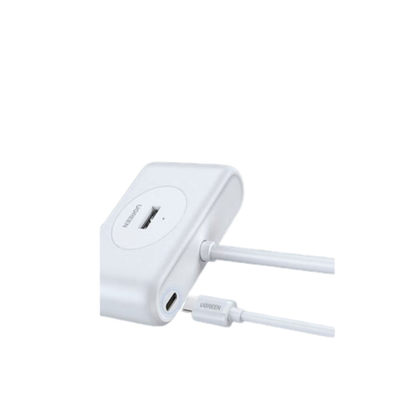 绿联 UGREEN 30217 USB3.0分线器 高速4口拓展坞HUB集线器 USB扩展坞 笔记本电脑一拖四多接口转换器转接头延长线1.5米 计价单位:个