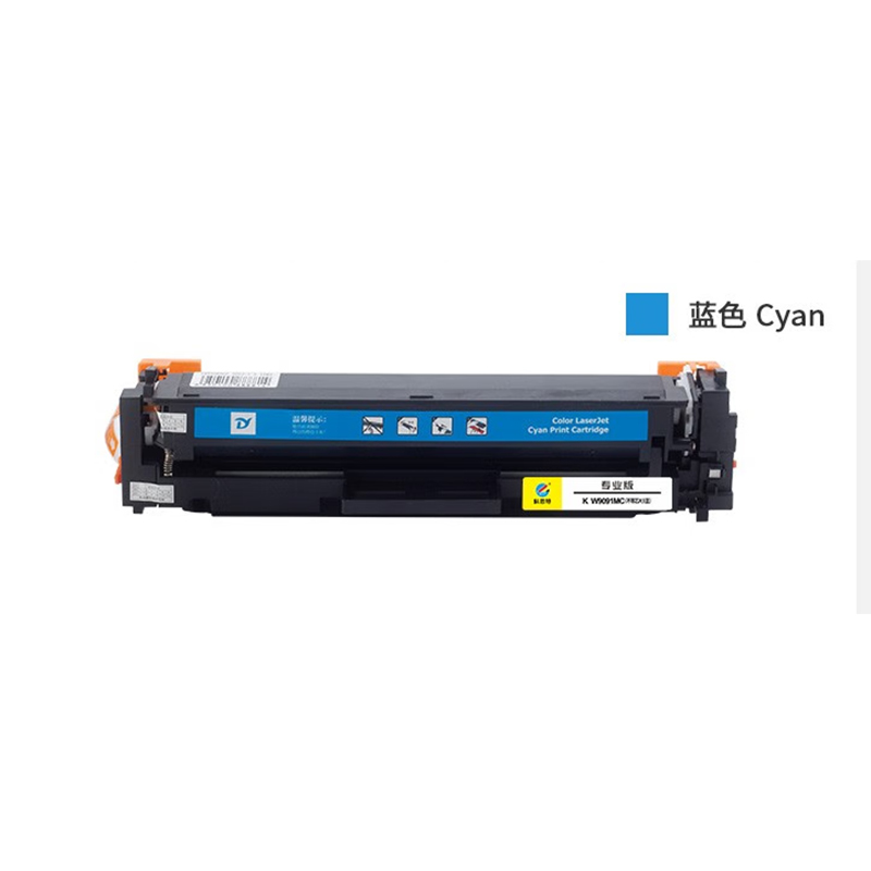 科思特 KST W9091MC 硒鼓 蓝色 不带芯片 打印量6900页 适用惠普Managed E45028dn/MFP E47528f W9091MC   计价单位:支