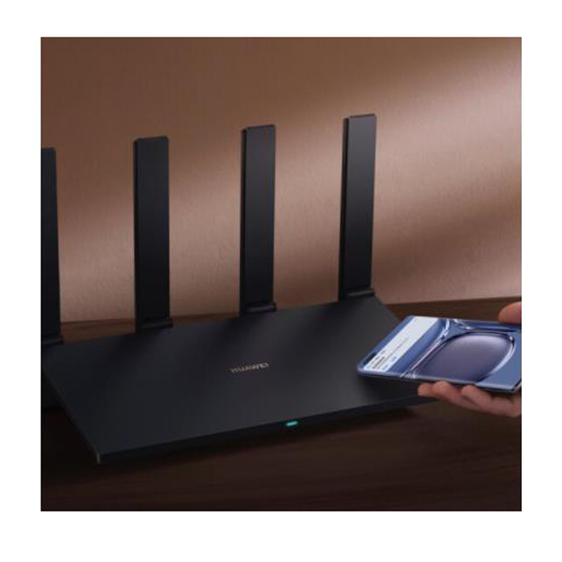 华为 HUAWEI AX6 千兆无线路由器 Wi-Fi6+ 7200Mbps 黑色 计价单位:个