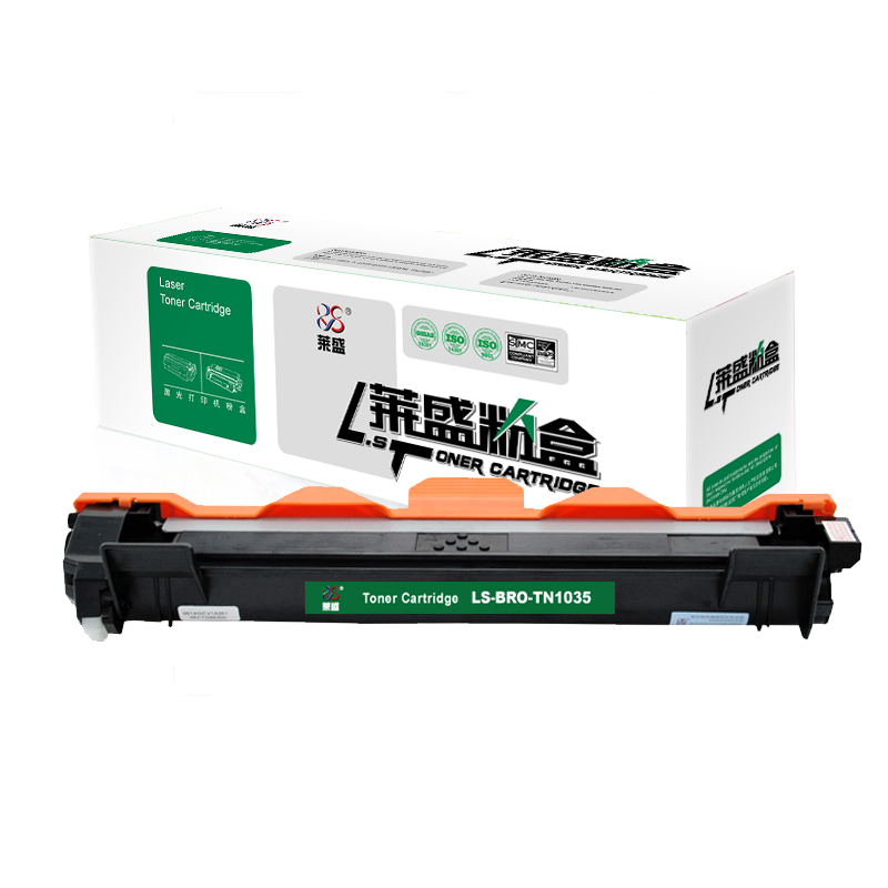 莱盛  LS-BRO-TN1035 粉盒 黑色 适用于BROTHER HL 1118 1208 1218WDCP 1518 1519 1608 1618W 1619MFC 1813 1816  计价单位:支