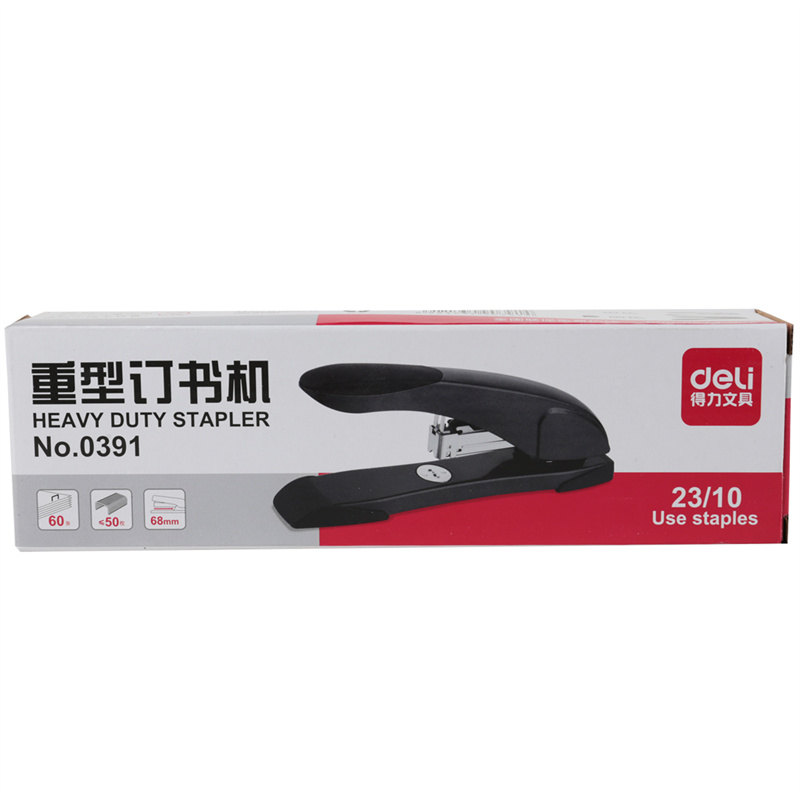 得力 deli 0391 省力重型订书机可钉 60页23/10 24个/箱 计价单位:个