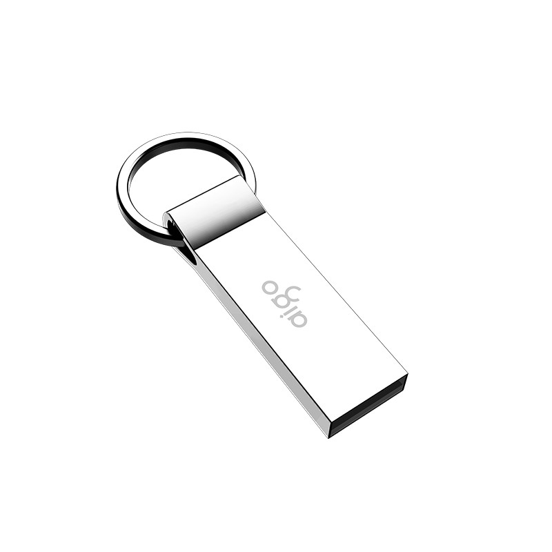 爱国者 aigo U210 高速读写U盘 64GB 金属 银色 一体封装 防尘防水 计价单位:个