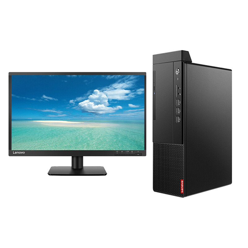 联想 Lenovo M455-A225 台式机 I5-12500 16G 固态 512G+1TB win11 27英寸显示屏 计价单位:套