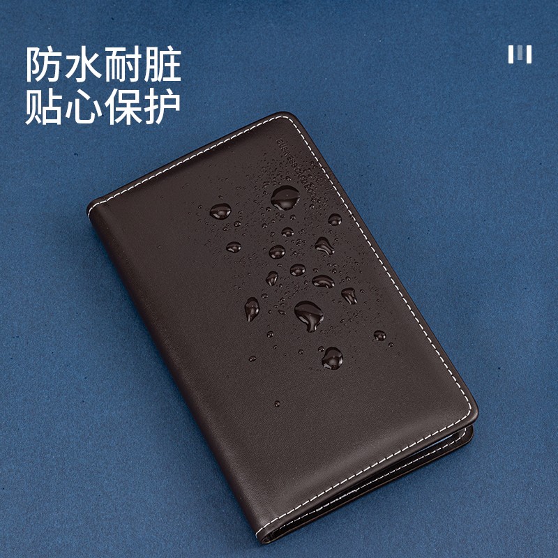 得力 deli 5792 硬皮摊开式 名片册 180名 12本/包 黑色 计价单位:本