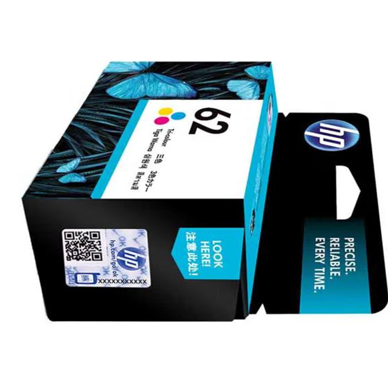 惠普 HP C2P06AA  62号彩色墨盒 适用200 208 258 约165页 计价单位:个 惠普 HP C2P06AA  62号彩色墨盒 适用200 208 258 约165页 计价单位:个