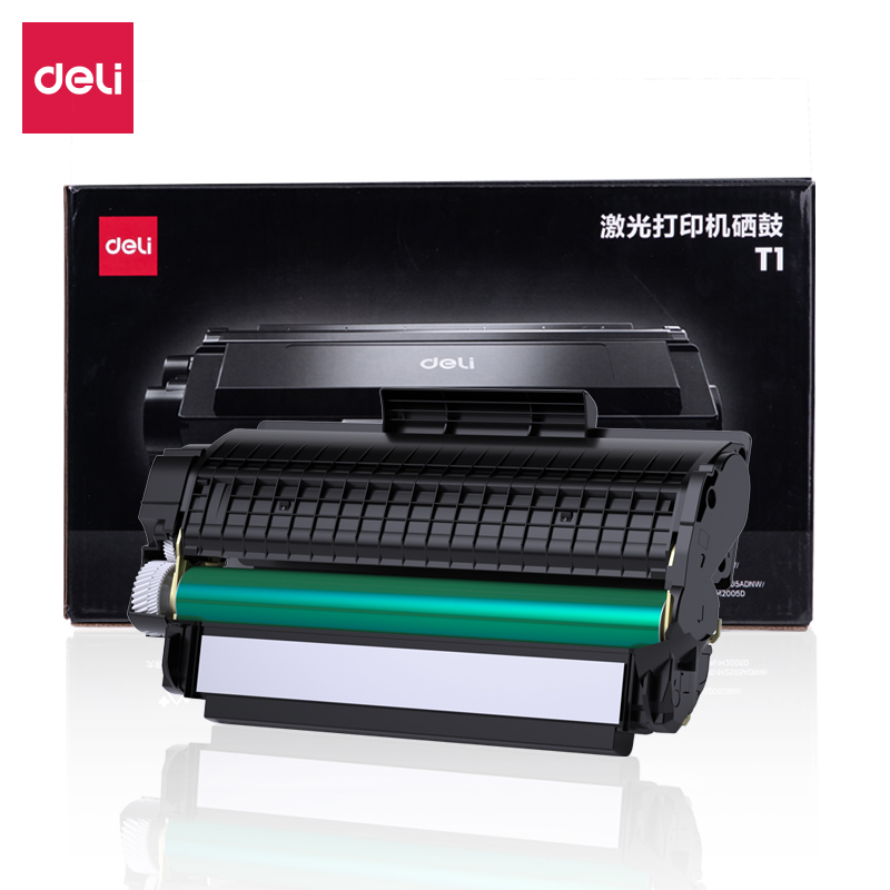得力 deli T1 硒鼓 黑色 3500页容量 适配得力2500系列原装打印机 计价单位:支 得力 deli T1 硒鼓 黑色 3500页容量 适配得力2500系列原装打印机 计价单位:支