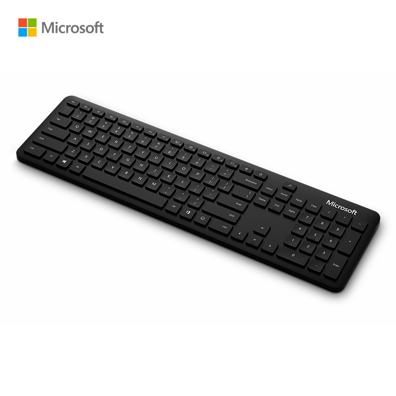 微软 MICROSOFT QSZ-00020 无线蓝牙键盘 简约便携 蓝牙5.0黑色 计价单位:个