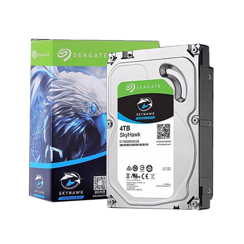 希捷 SEAGATE ST4000VX016 监控硬盘 4TB 缓存256MB SATA 垂直 机械 PMR CMR 酷鹰SkyHawk 计价单位:个